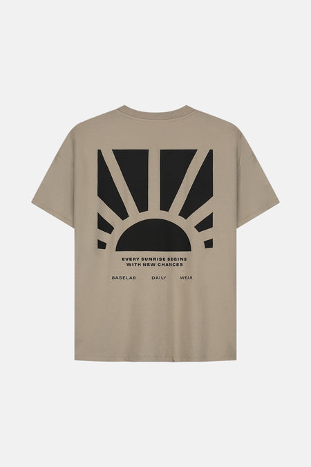 T-shirt à manches courtes - beige