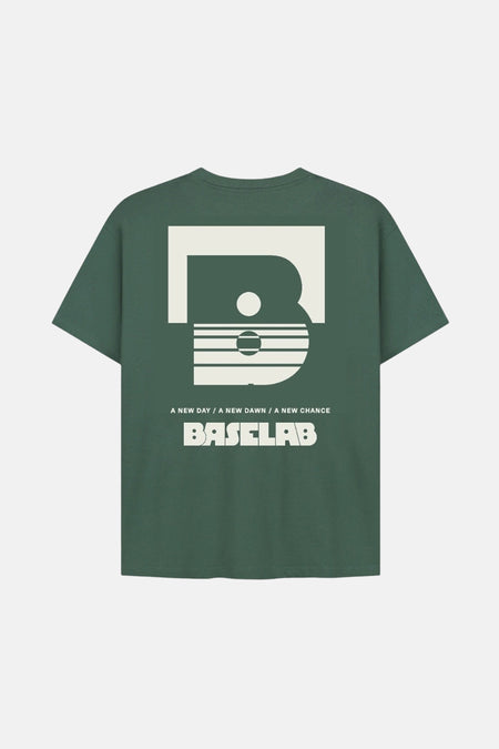 T-shirt (manches courtes) vert - BASELAB