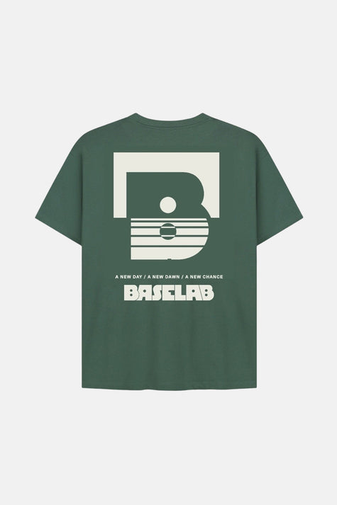 T-shirt (manches courtes) vert - BASELAB