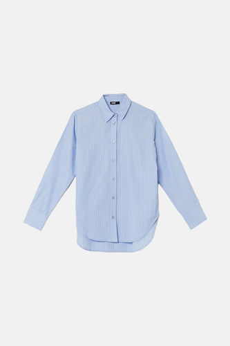 Hemd met lange mouwen - blauw