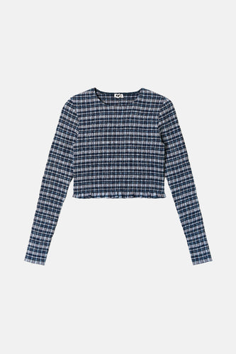 Blouse met lange mouwen - blauw - TALLY WEIJL - 4