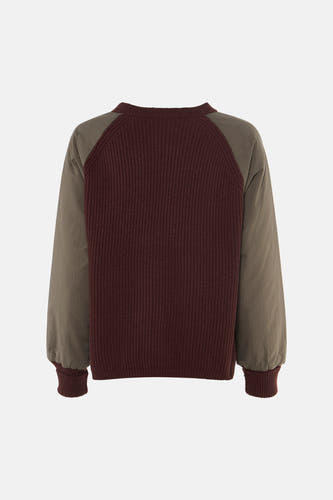 Sweater O hals - bruin