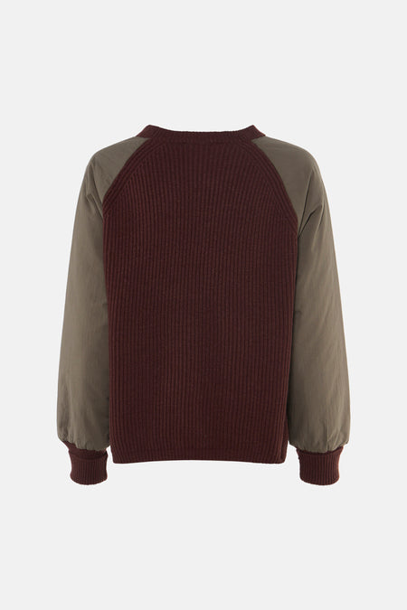Sweater O hals - bruin