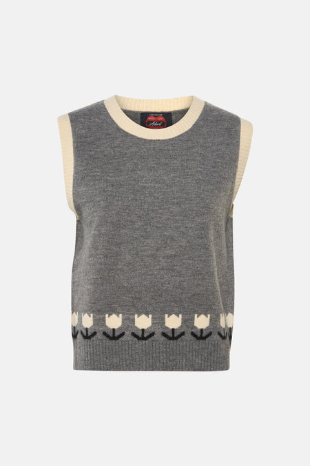 Pull O-hals - grijs