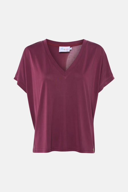 T-shirt - paars