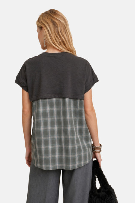 T-shirt à manches courtes - gris