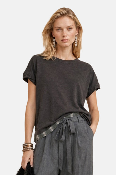 T-shirt à manches courtes - gris