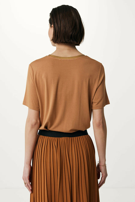 Top uni manche courte Brun - MEXX