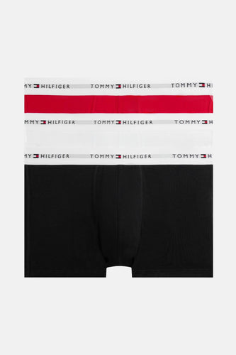 Set boxers van katoenmix van Tommy Jeans in rood, wit en zwart.
