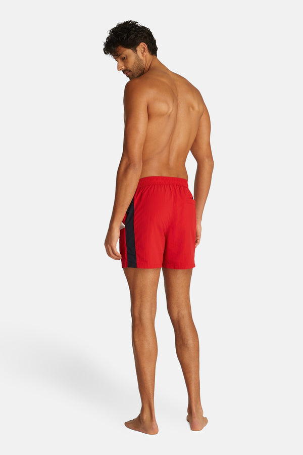 Heren tops beachwear zwemshort Rood - TOMMY JEANS