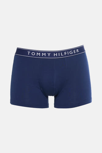 Donkerblauwe boxershort van TOMMY JEANS met een elastische tailleband met merklogo.