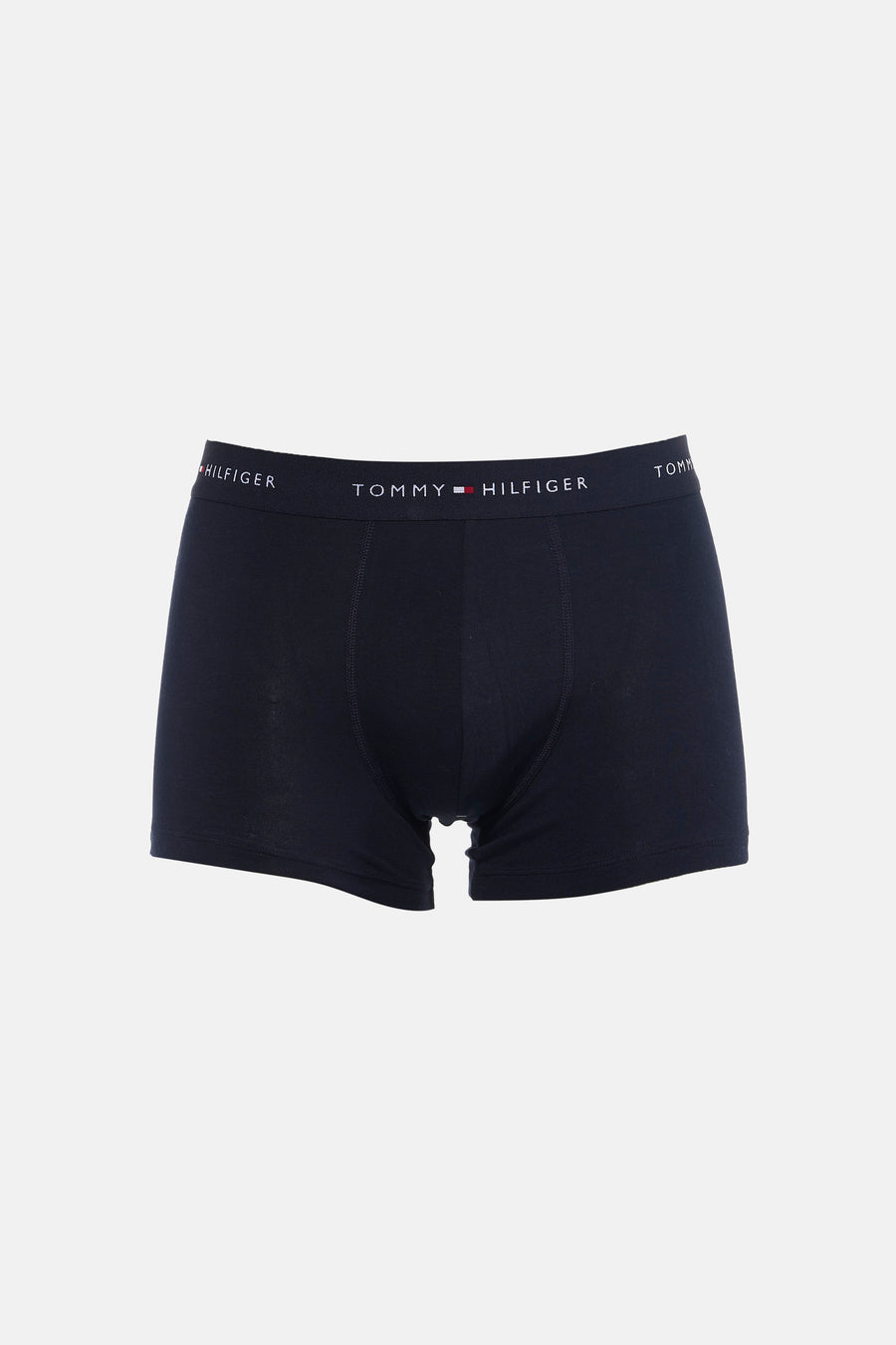 Donkerblauwe boxershort van TOMMY JEANS met een elastische tailleband met merklogo.