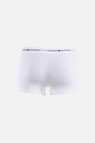 Witte boxershort van TOMMY JEANS, met een elastische tailleband met logo.
