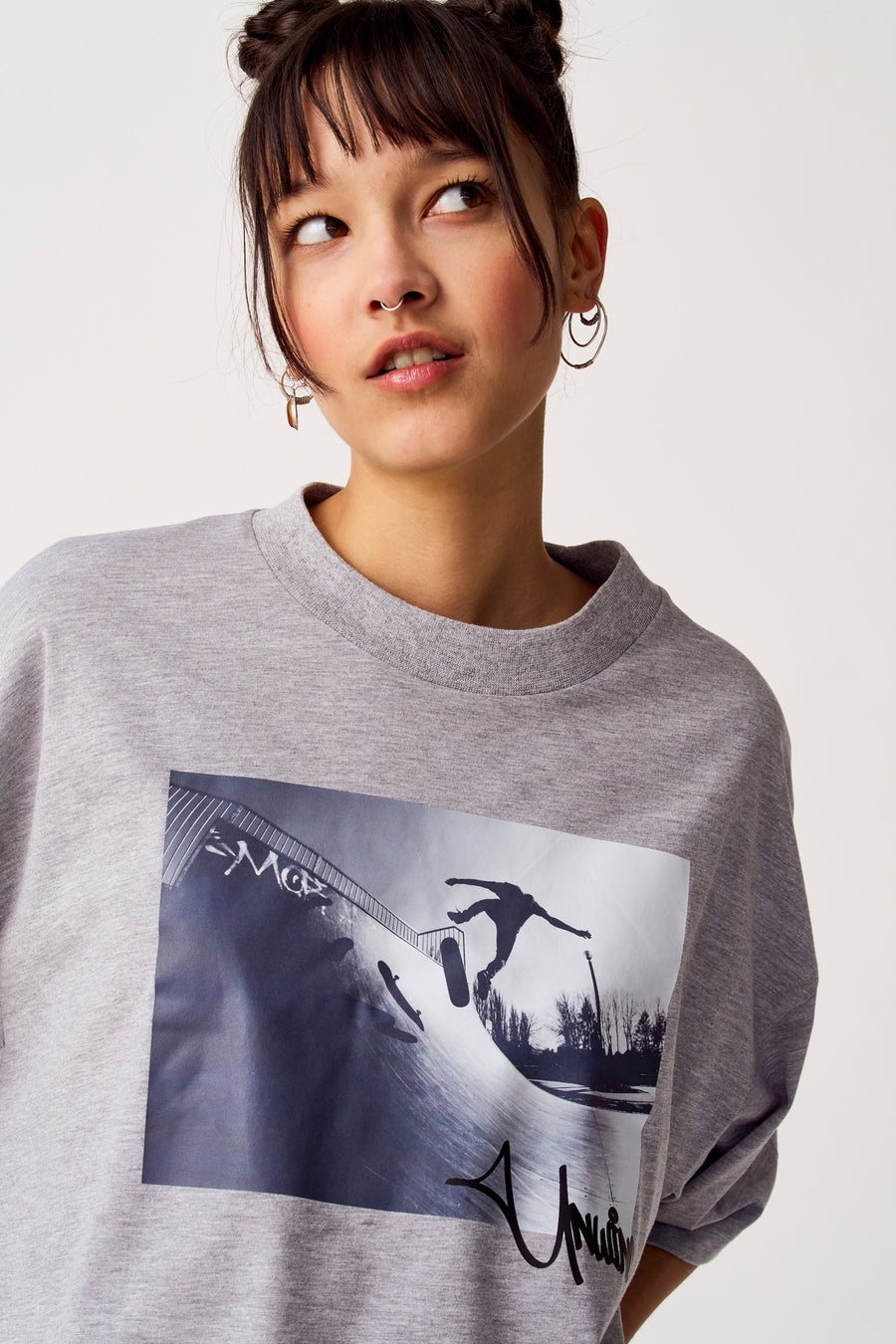 T-shirt - gris - Unwind