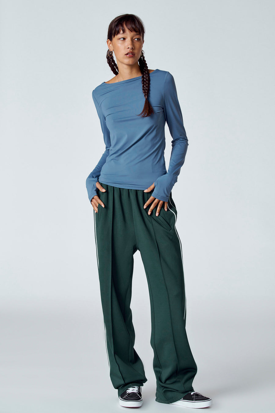 T-shirt met lange mouwen - blauw