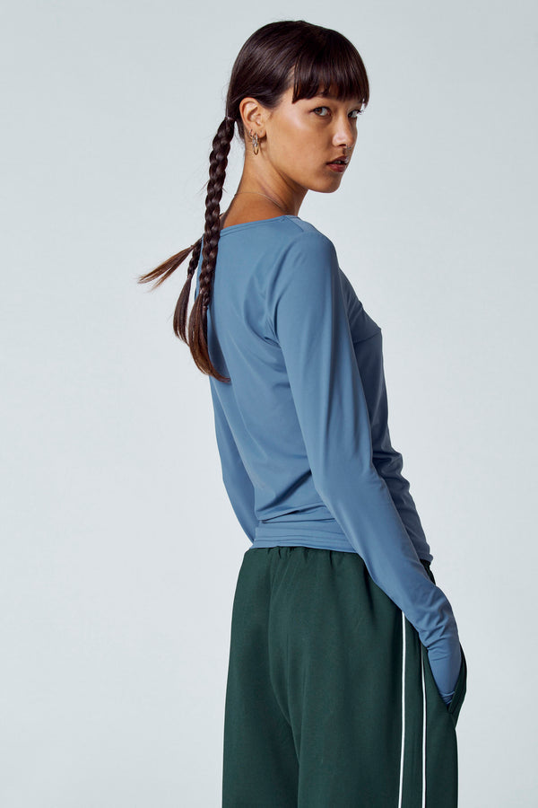 Top (lange mouwen) Blauw - Unwind