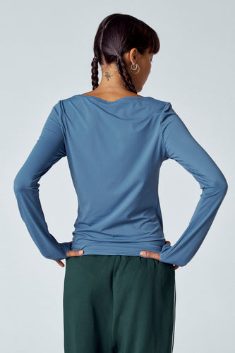 T-shirt à manches longues - bleu - Unwind