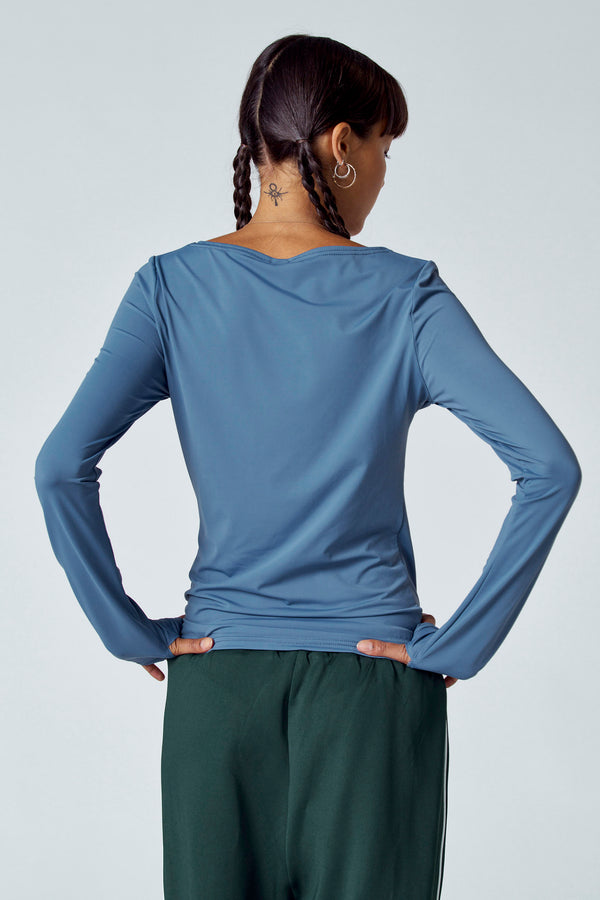 Top (lange mouwen) Blauw - Unwind
