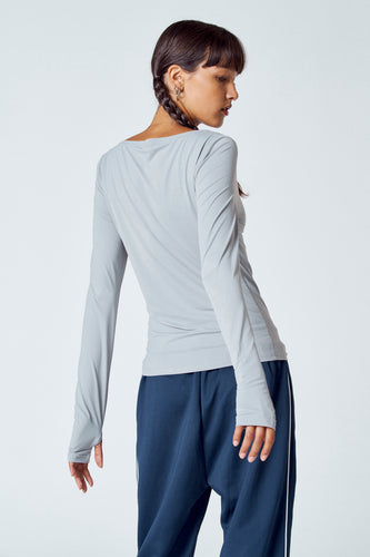 T-shirt à manches longues - gris - Unwind