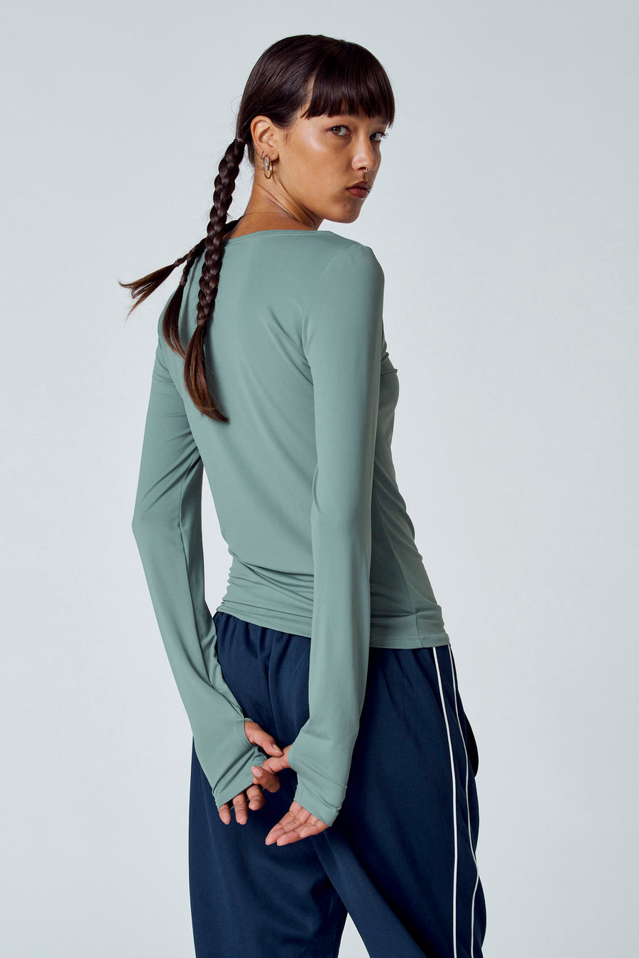 T-shirt à manches longues - vert - Unwind