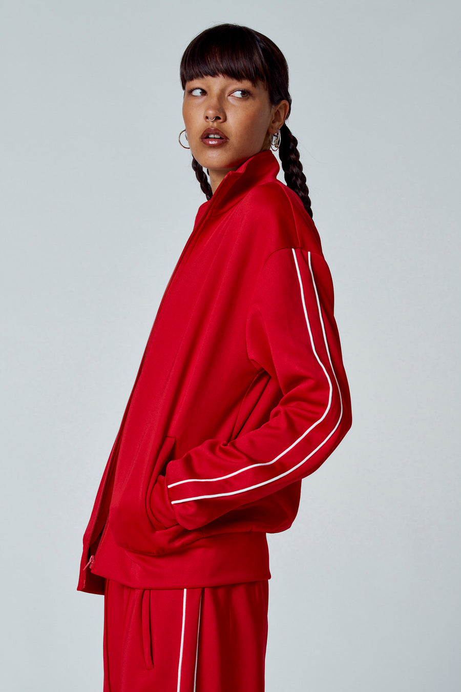 Gilet - rood - ecru - Unwind