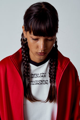 Gilet - rood - ecru - Unwind