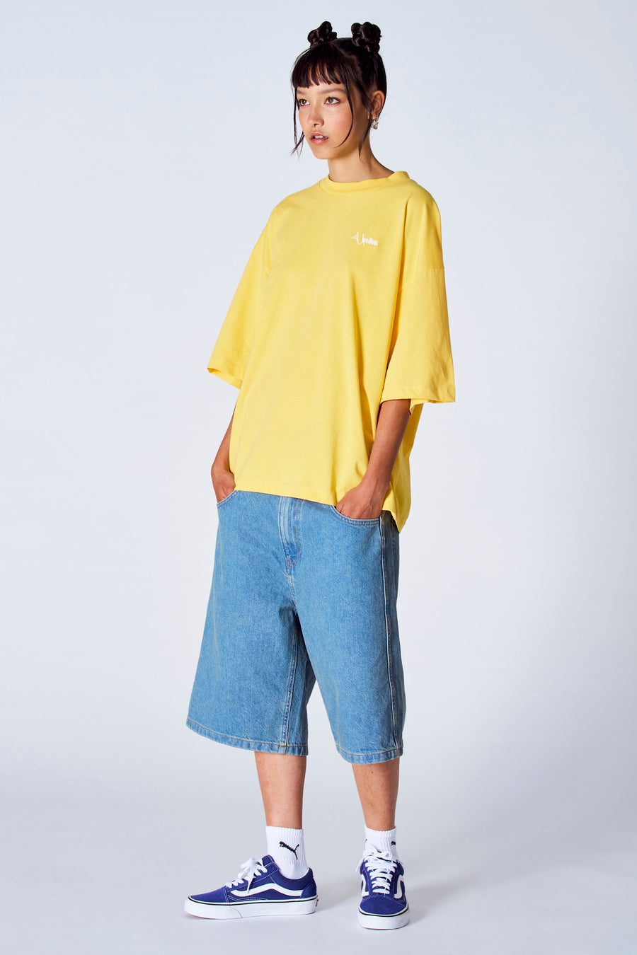 T-shirt met korte mouwen - geel