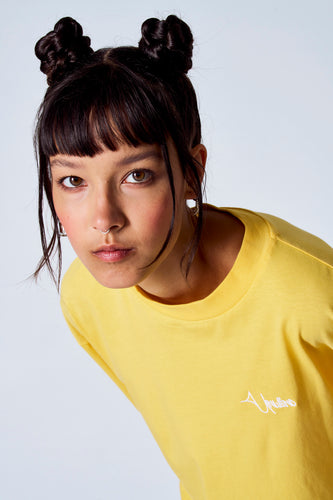 T-shirt à manches courtes - jaune - Unwind