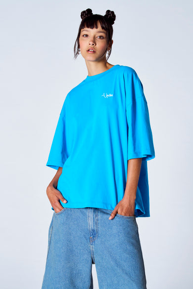 T-shirt met korte mouwen - blauw