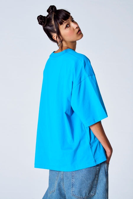 T-shirt met korte mouwen - blauw