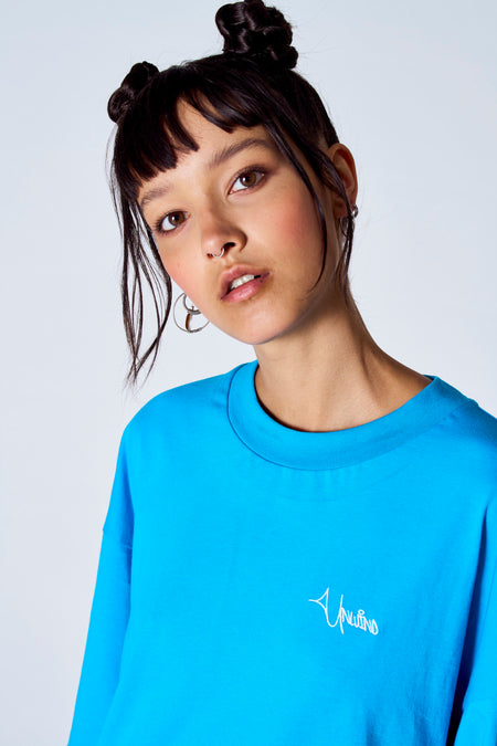 T-shirt met korte mouwen - blauw