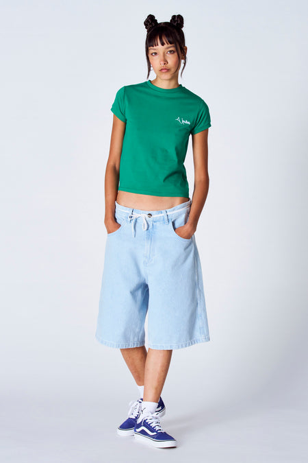 Top uni manche courte Vert - Unwind