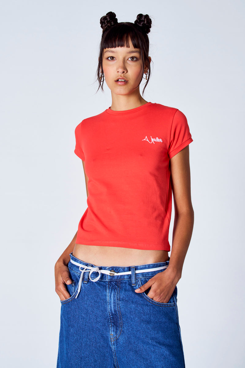 Top (korte mouwen) Rood - Unwind