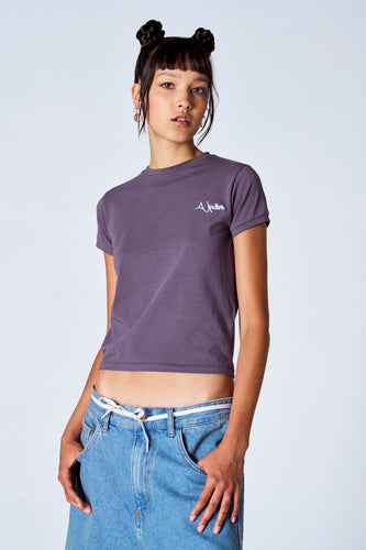 T-shirt met korte mouwen - grijs