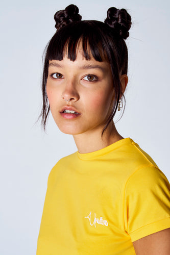 T-shirt met korte mouwen - geel - Unwind