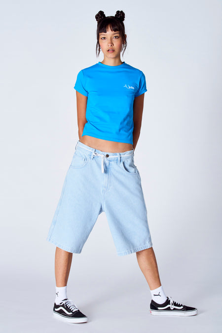 T-shirt met korte mouwen - blauw