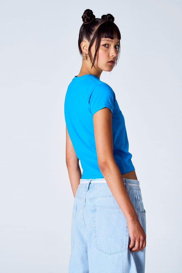 Top (korte mouwen) Blauw - Unwind