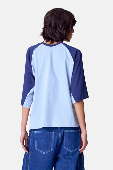 T-shirt met korte mouwen - blauw