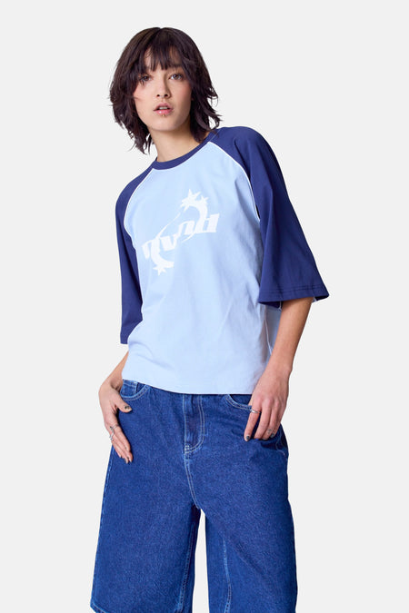 T-shirt met korte mouwen - blauw