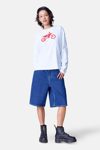T-shirt met lange mouwen - wit