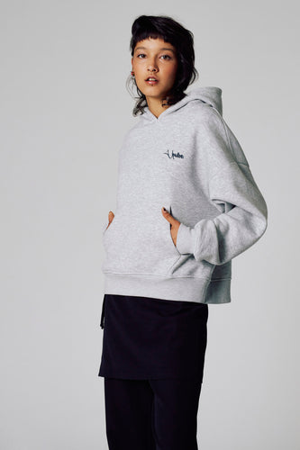 Sweat à capuche - gris