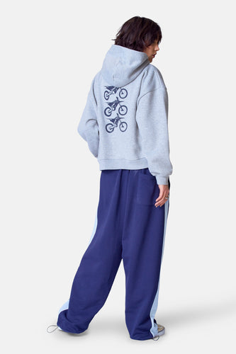 Sweater met kap - grijs - Unwind - 9