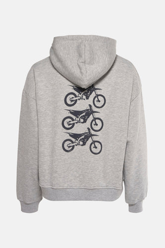 Sweater met kap - grijs - Unwind - 9