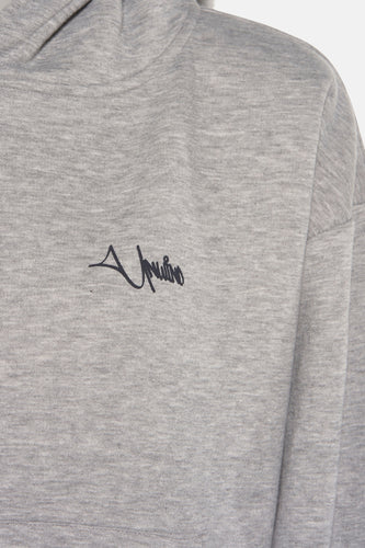 Sweater met kap - grijs - Unwind - 9