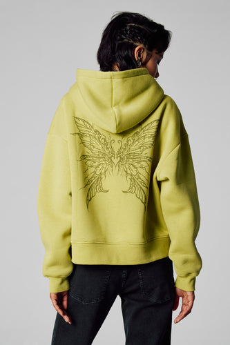 Sweat à capuche - vert