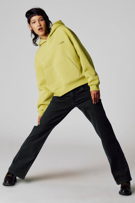 Sweater met kap - groen