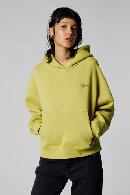 Sweater met kap - groen