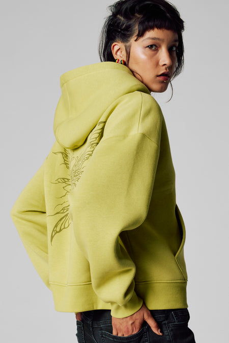 Sweater met kap - groen