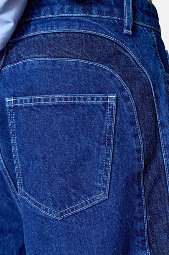 Short - mid blue denim - Unwind