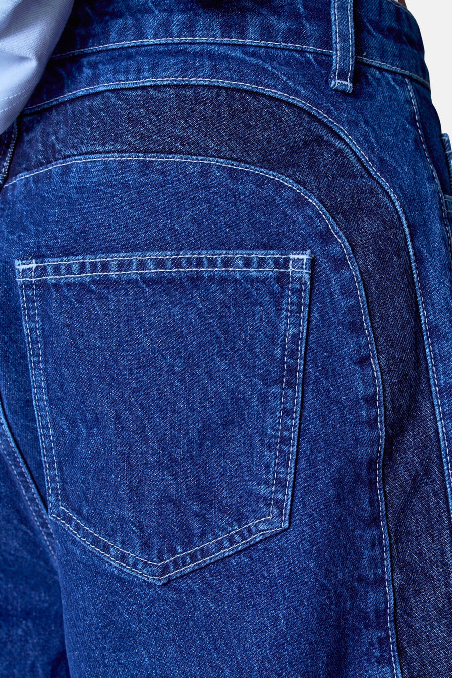 Short - mid blue denim - Unwind